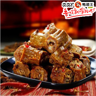  [书生海味店] 久久丫甜辣鸭脖180g(195) 独立装卤味 武汉特产