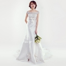 2012实拍凯特王妃风优雅欧式复古一字肩蕾丝花瓣型小拖尾婚纱 2012实拍凯特王妃风优雅欧式复古一字肩蕾丝花瓣型小拖尾婚纱