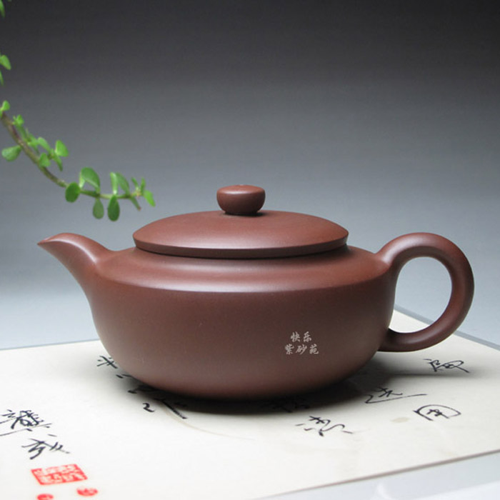 吉品原宜兴名家底槽清汉扁紫砂壶大容量国工龚彧纯手工大号茶壶在类目 餐饮具, 茶具, 茶壶中 - 来自Buy2taobao.com提供专业的淘宝代购服务