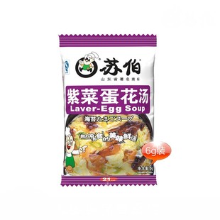  苏伯 紫菜蛋花汤6g 苏伯汤 蔬菜速食汤 营养美味 苏伯蛋花汤