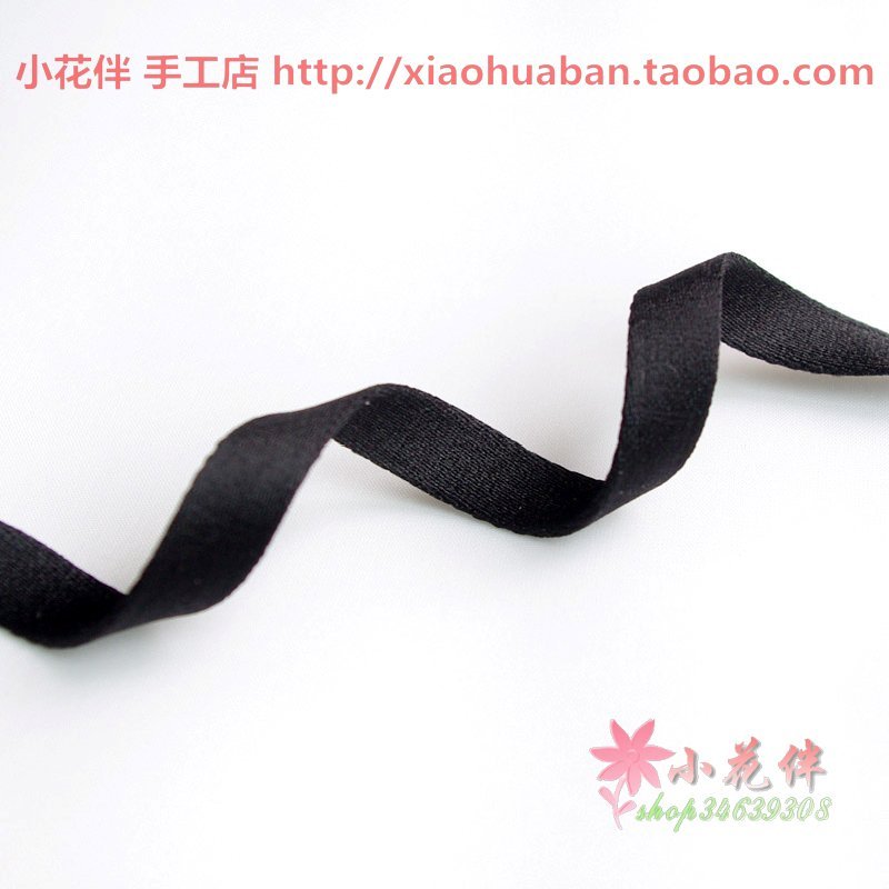 black Ribbon Underwear Shoulder strap Glossy accessories wide 1cm 1 yuan /2 rice c512in the Home Fabric , Sew DIY Material,Tools and finished products , Sew DIY Fitting/Accessories/Accessories , Ribbon/Ribbons/Cloth belt category - from Buy2taobao.com to provide professional Taobao agent buy service