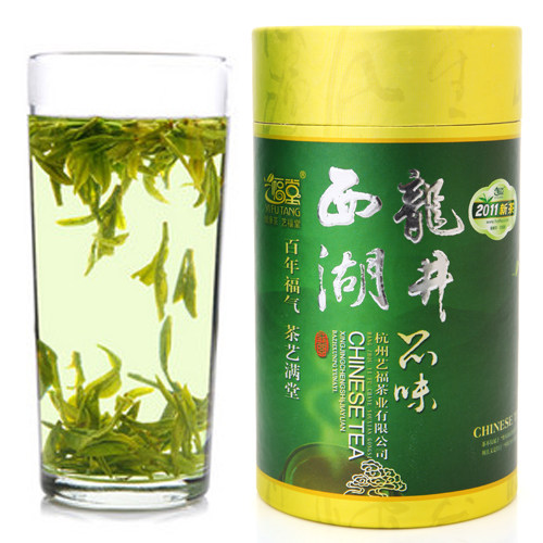 艺福堂绿茶 2011新茶叶 正宗雨前西湖龙井茶叶 250克 包邮 经济型