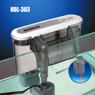 森森HBL-302 303壁挂式过滤器送滤材 外置静音小鱼缸用循环增氧机