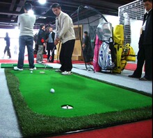 专业型 高尔夫果岭 推杆果岭 室内练习 1.5*3.5米 进口草 橡胶底