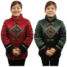 天天疯狂购加厚唐装棉衣中老年棉服女装老年人女装冬装妈妈装外套