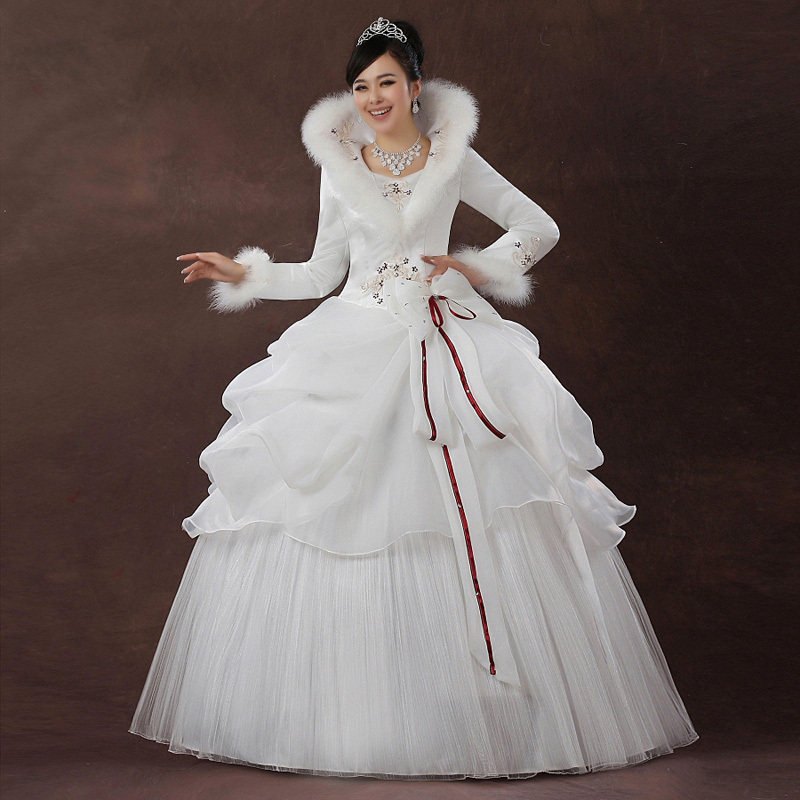 Days set new wedding dress wedding dress winter wedding dress 2012 new 