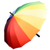 彩虹伞 包邮 晴雨伞 热卖万把 韩版 太阳伞 遮阳伞 情侣伞 送伞套