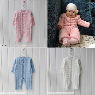  婴儿衣服男女宝宝服装连体衣婴幼儿秋冬装冬季加厚哈衣棉服新生儿