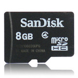 SanDisk/8G TF卡micro SD卡class4手机内存卡8GB存储卡 透明盒
