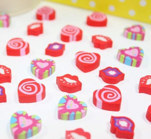 mini卡通可爱红唇爱心小橡皮擦 糖果酒⊙日韩进口文具韩版 单个价-其它文具网上购物商城-361搜导购网