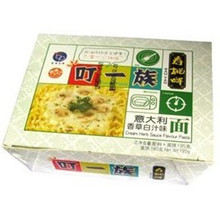 香港进口 寿桃牌叮一族 意大利面香草白汁味 195克