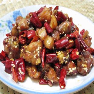  吃不胖的零食（麻辣兔丁)  冷吃兔丁250克 低热量 四川私房菜