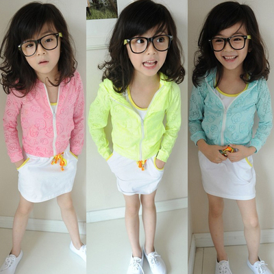 夏童装儿童防晒衣超薄透明糖果外套<em>女童空调</em>衫