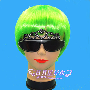 化装舞会派对 搞怪搞笑夸张眼镜 小丑眼镜 黑色皇冠-淘宝网