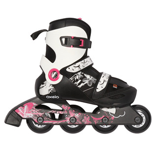 OXELO on Decathlon youth skates ROLLER PLAY5 PINK