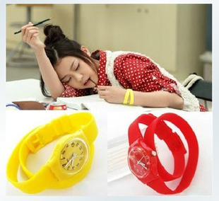  正品手表复古表果冻表品牌手表女手表儿童手表石英表成人表池早早