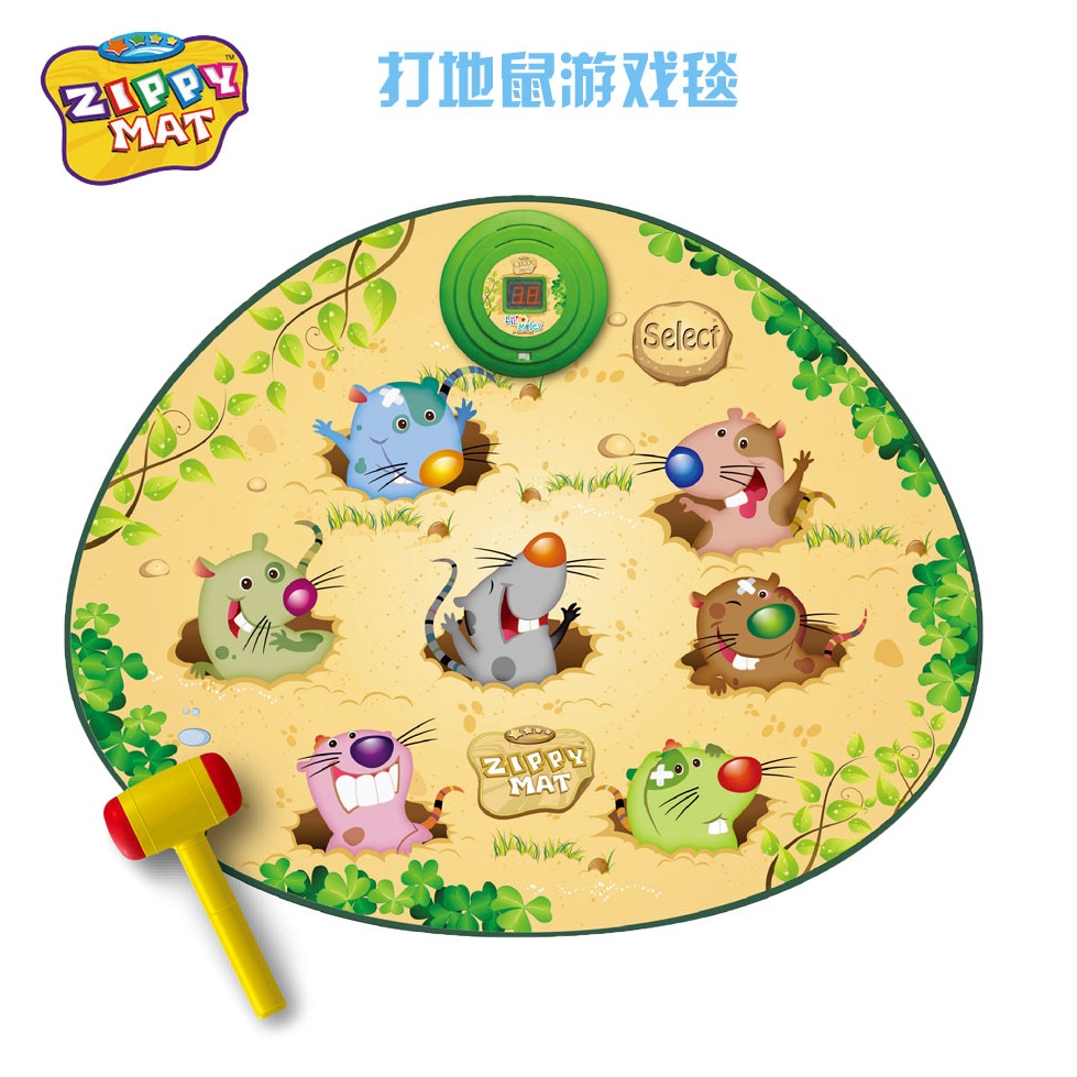 ZIPPYMAT打地鼠游戏毯婴幼儿童益智早教玩具音乐学习健身毯爬行垫|ruв категории игрушка/коляска/головоломка/блоки/модель, дети ползать/Уокер/фитнес, игра одеяло/музыка одеяло - от Buy2taobao.com для оказания профессиональной услуги покупки агента Taobao