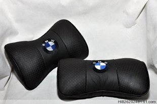 TGF new BMW special around leather pillow. head grey/m/black