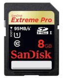 SanDisk闪迪 Extreme pro SDHC 至尊超极速相机卡 8GB 95MB/S