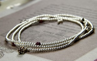  82CM 925纯银天然石榴石 可以当腰链又可以当手链的百搭女法宝