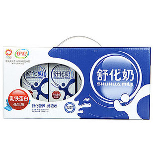  【天猫超市】限时促销 伊利营养舒化牛奶乳铁蛋白250ml*12包/提