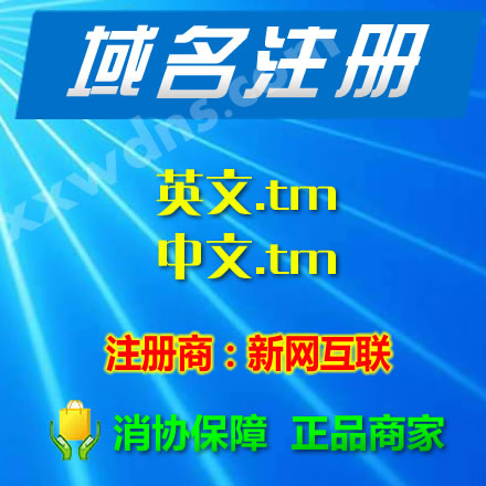 新网互联 英文.tm 中文.tm 域名注册 商标域名 1