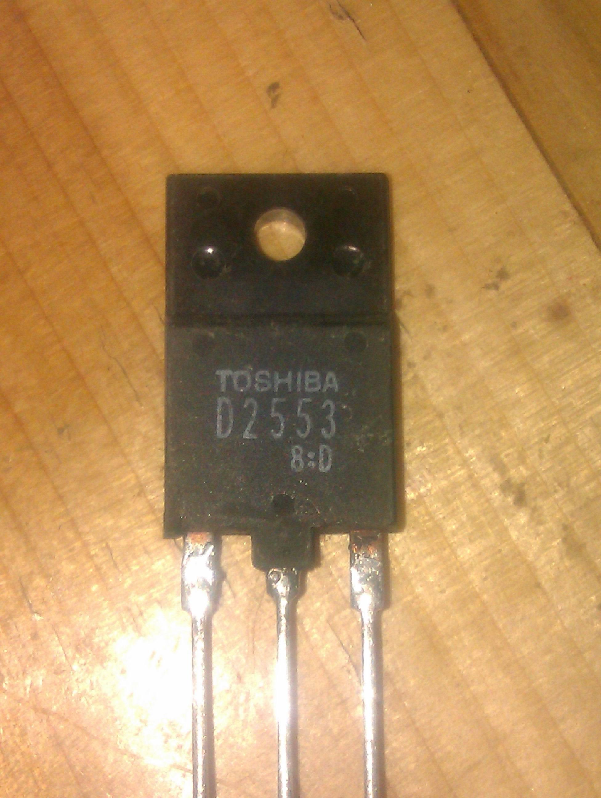 大屏幕彩电行管 带阻尼 D2553 2SD2553 测试