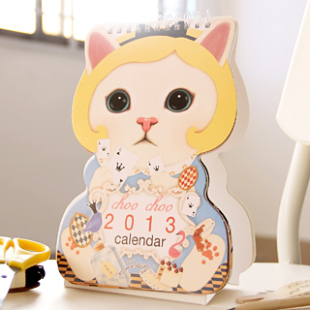  年 可爱猫咪 韩国创意桌面摆件台历 日历 月历 35651