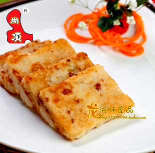  【龍滋味】台湾食品 尚顶 萝卜糕 白袋简装 12片入800克