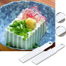 日式家居SANADA波浪形豆腐刀(2件套)