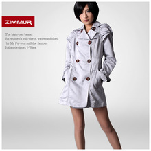 [ZM08034] ZIMMUR正品预 ◎ 秋季单品＊英气知性范＊修身风衣