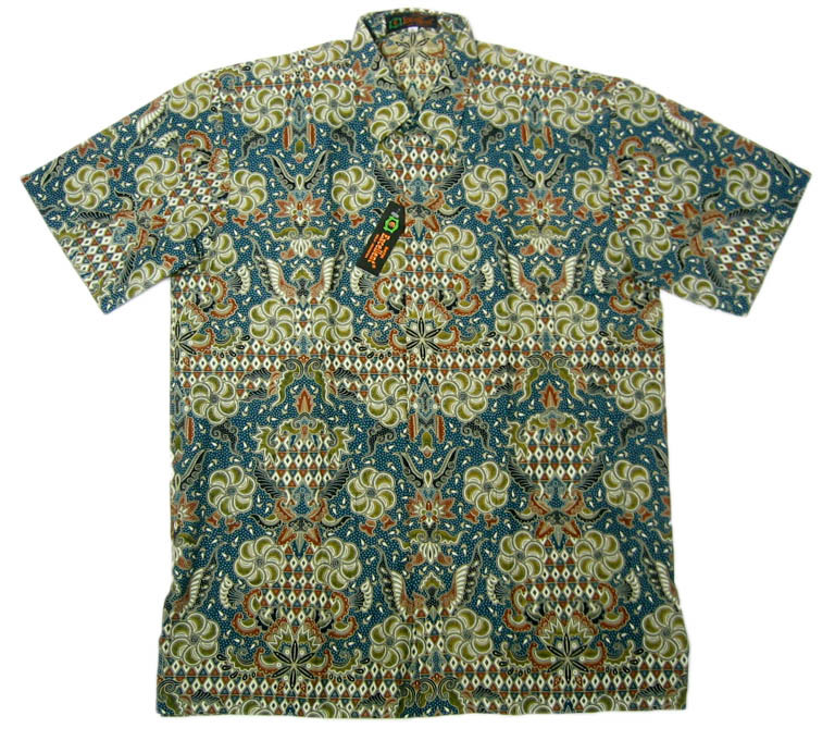 Download this Batik Shirt Leisure Men Short Sleeved Indonesia picture