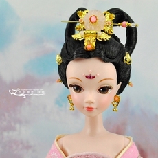 华年】娃娃古装首饰 1/6娃娃/首饰/可儿/<em>芭比</em>/o