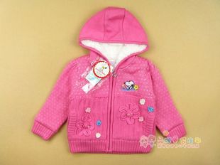 安奈儿女童毛衣外套夹绒,刚在网上看到的,价格