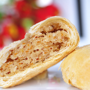  10个包邮 云南特产 Y丫眯乐酥皮金桂花鲜花饼 早餐糕点点心 40克