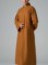 上下架计划:慈缘棉麻布衣--佛教僧服 禅修 羊毛呢冬季僧服大褂 土黄YXS01-51