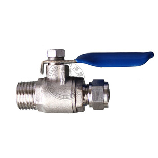 不锈钢2分球阀全铜球阀开关pe管快速接头水管