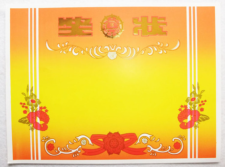 高档 铜板纸 奖状 大学中学小学奖状 个人奖状 