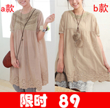 2012夏装新款女装衬衣连衣裙衣裙衫日本日单原单衬裙短袖日系特价