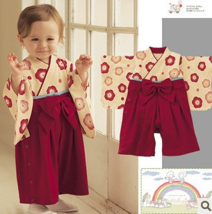 樱花和服哈衣<em>婴儿服装</em>春秋装韩国6个月<em>女宝宝</em>