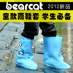  BEARCAT外贸日本韩国水鞋 中小学生新款雨鞋套折叠式男女儿童雨靴