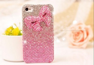 Apple чехол 秒杀包邮iphone4s水钻手机套 磨砂手工透明钻变苹果4保护套防摔 Apple чехол 秒杀包邮iphone4s水钻手机套 磨砂手工透明钻变苹果4保护套防摔