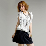 2011新 春装新品2011 韩版女装 夏装新款 圆领 缩腰 短袖 连衣裙