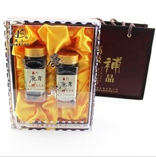  【天猫正品】高人牌鹿茸 玻璃礼盒装 满2盒送1瓶