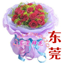 情人节鲜花东莞鲜花店11朵红玫瑰A13鲜花速递虎门长安高步石碣