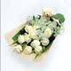 梦萦花艺11枝白玫瑰最勇敢的幸福
