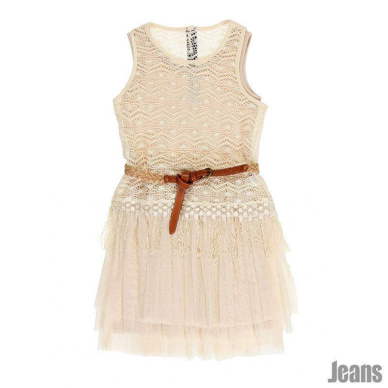 [全国专柜]太平鸟女装 <span class=H>JEANS</span>系列 春季新款连衣裙AL1210660