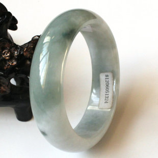  御生桂翡翠玉镯子A货 天然冰糯种手镯缅甸玉器特价带证书