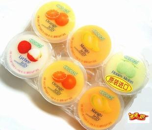  原装进口 cocon可康果冻布丁 多种什锦口味组合 休闲零食 1组6杯