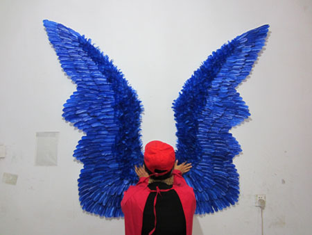 angel Feather wing Feather wings Stage Performance Catwalk models Big feathered wingin the Play mode/Anime/Periphery/cos/Board games , Meet/Magic Supplies , Gathering tools/Decoration , Wing/Angel Stick category - from Buy2taobao.com to provide professional Taobao agent buy service